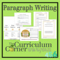 Paragraph Writing  The Curriculum Corner 456