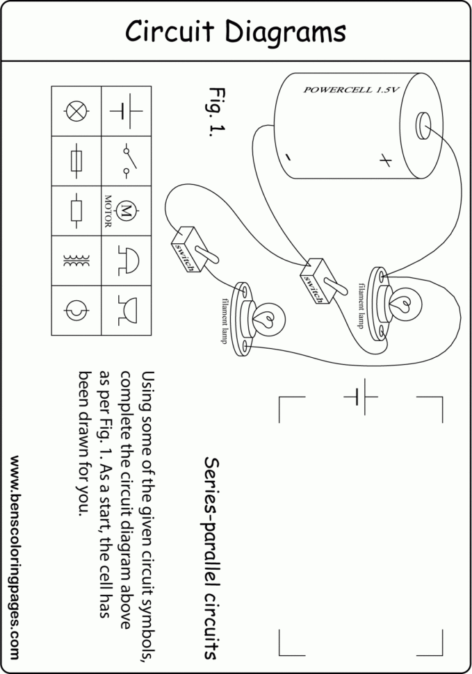 Parallel And Series Circuits Worksheet  Kids Activities