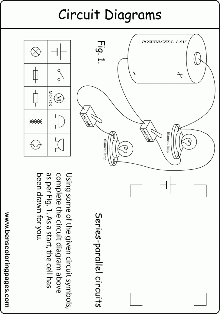 Circuits And Symbols Worksheet