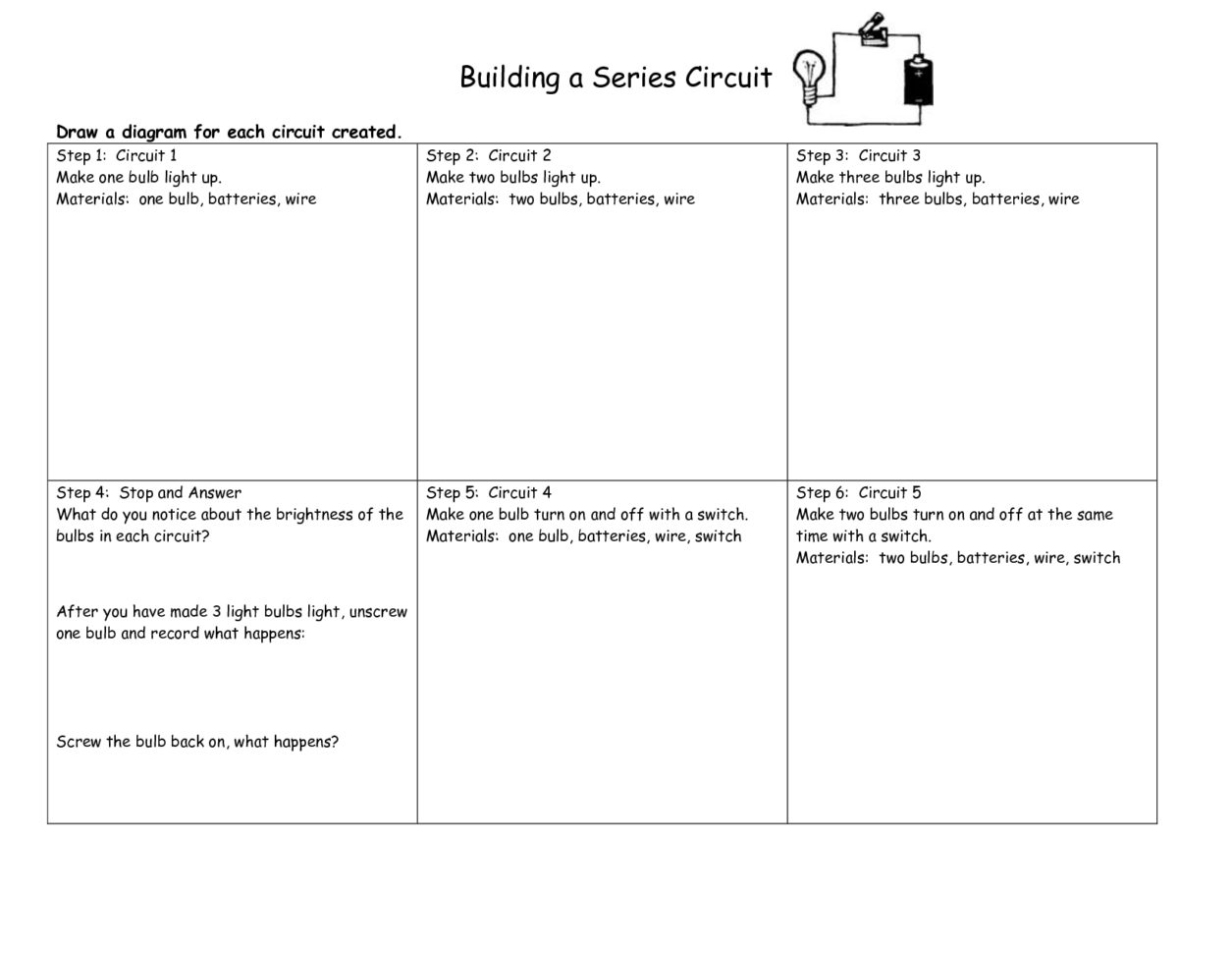 Parallel Circuit Answer Key - Series And Parallel Circuits Worksheet