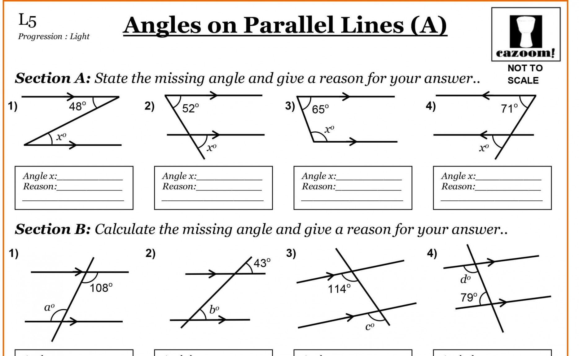 Parallel Lines Worksheet Answers Lobo Black Db excel