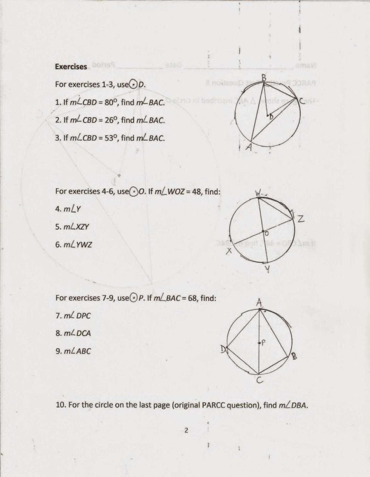 Parcc Practice Worksheets Pdf