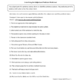 Parts Of A Sentence Worksheets  Subject And Predicate
