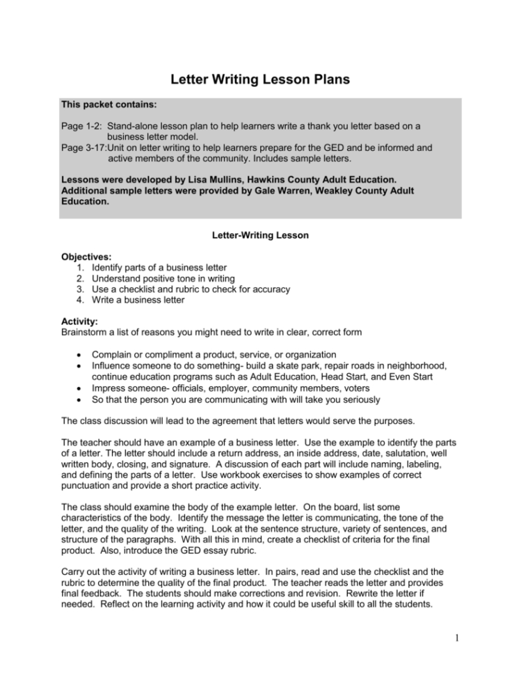 Parts Of A Thank You Letter Worksheet 5 After Interview Five