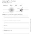 Parts Of An Atom Worksheet Answers  Soccerphysicsonline