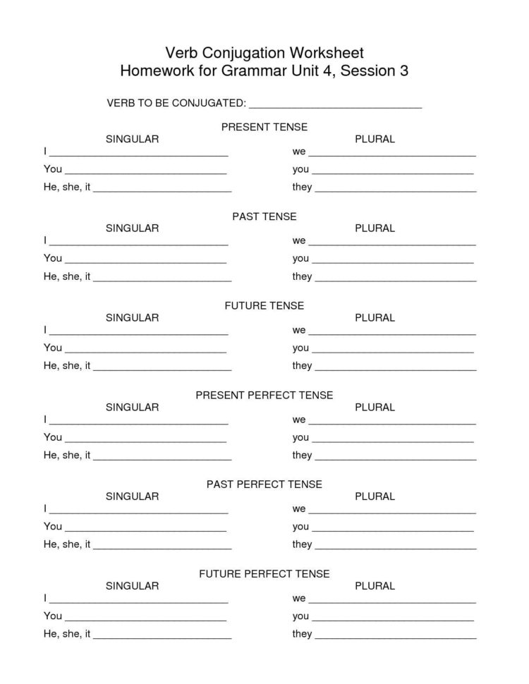Past Participle Spanish Worksheet Past Participle Spanish Worksheet