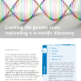 Pdf Cracking The Genetic Code Replicating A Scientific