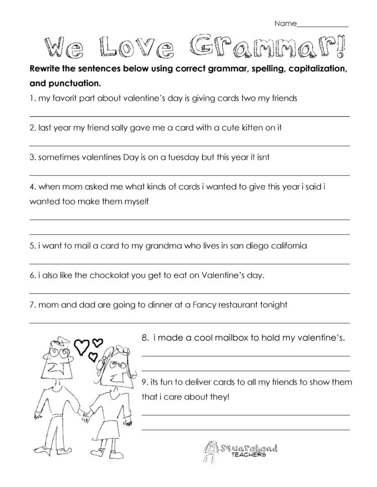 Pdf Grammar Worksheets