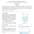 Pdf How To Calculate The Volumes Of Partially Full Tanks