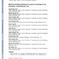 Pdf Mindfulnessed Relapse Prevention For Substance Use