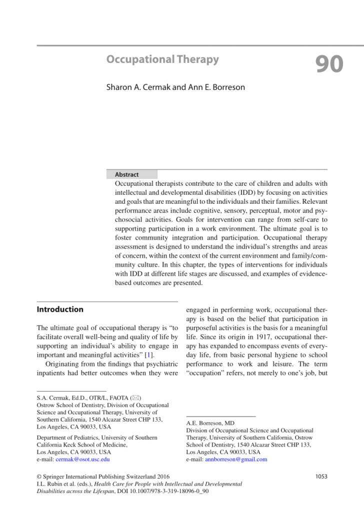 Occupational Therapy Cognitive Worksheets For Adults