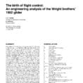 Pdf The Birth Of Flight Control An Engineering Analysis Of