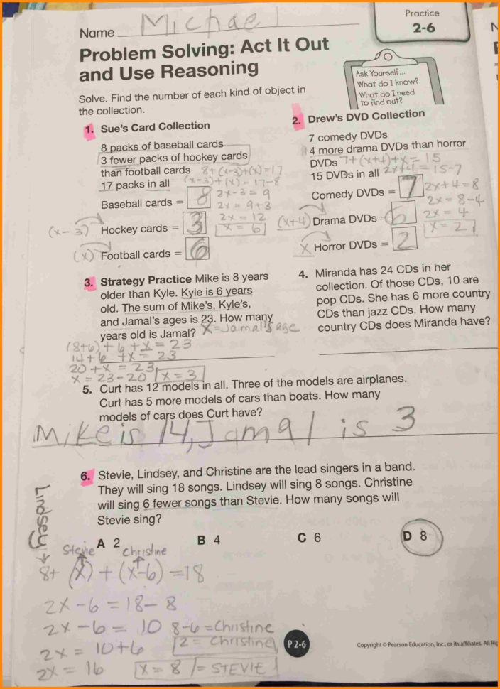 Pearson Education Math Worksheets Grade 5 Fresh Pearson Math — db-excel.com