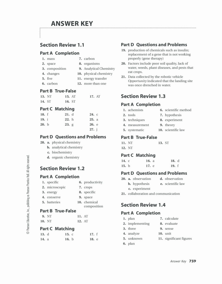 Free Printable Worksheets For Grade 5 Science
