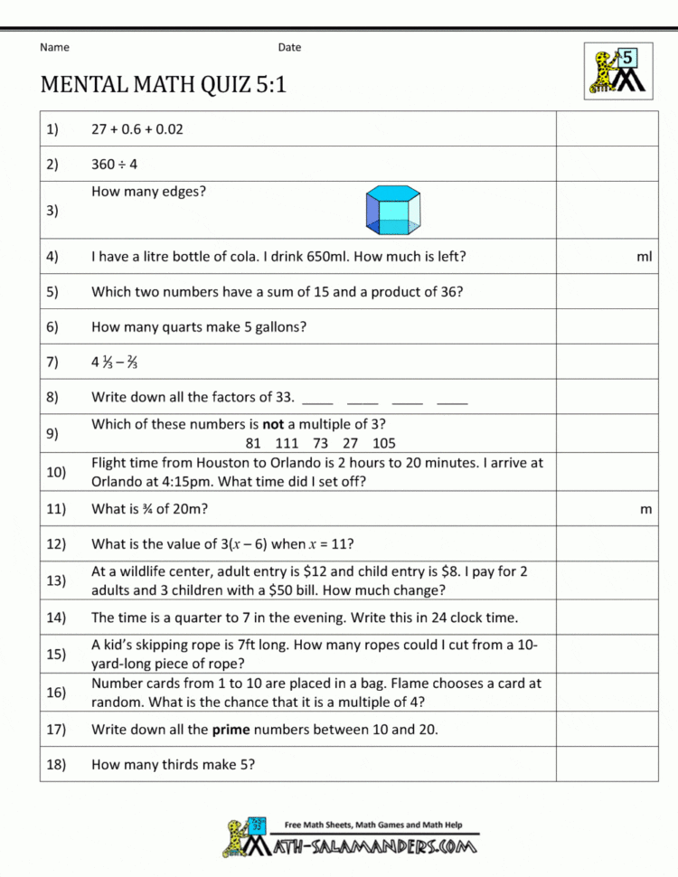 Pemdas Worksheets With Answers — db-excel.com