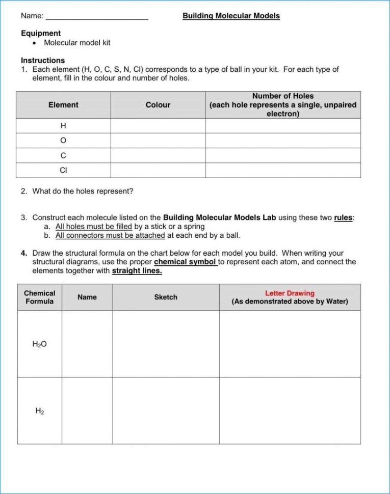 Periodic Table For Kids New Drawing Atoms Worksheet Answer