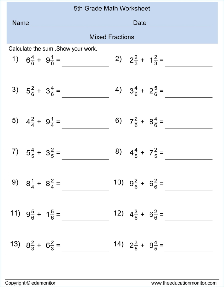 5th Grade Math Staar Practice Worksheets Pdf