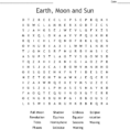 Phases Eclipses And Tides Word Search  Word