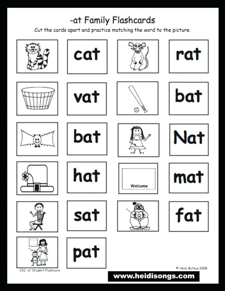 Word Family Worksheets Kindergarten — db-excel.com