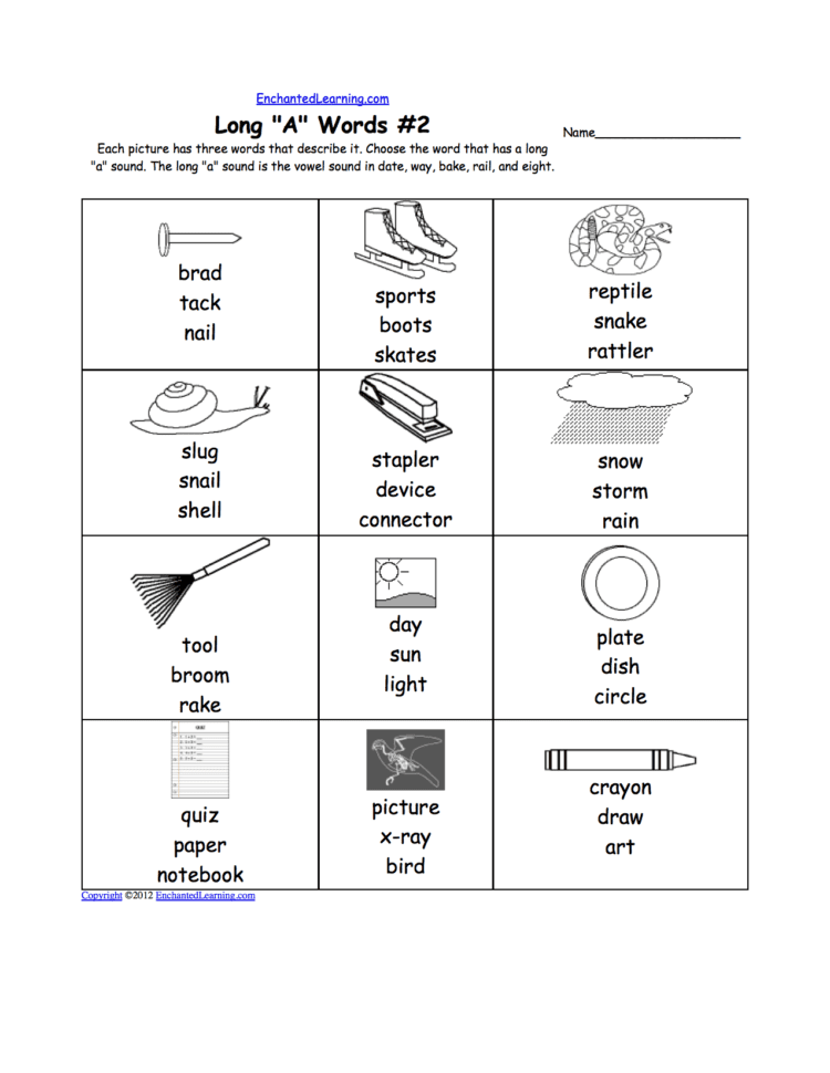 Phonics Worksheets Multiple Choice Worksheets To Print