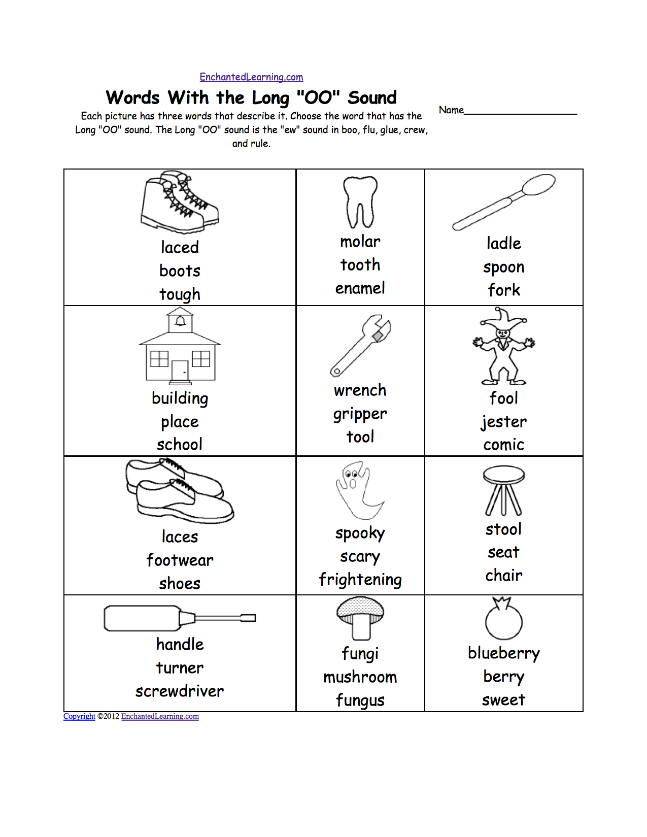 Phonics Worksheets Multiple Choice Worksheets To Print