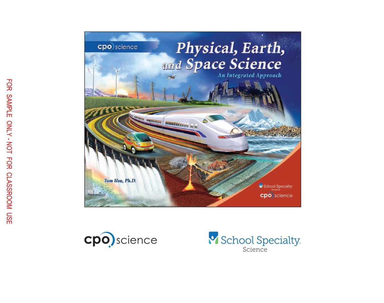 Physical Earth And Space Science C2016 Student Text