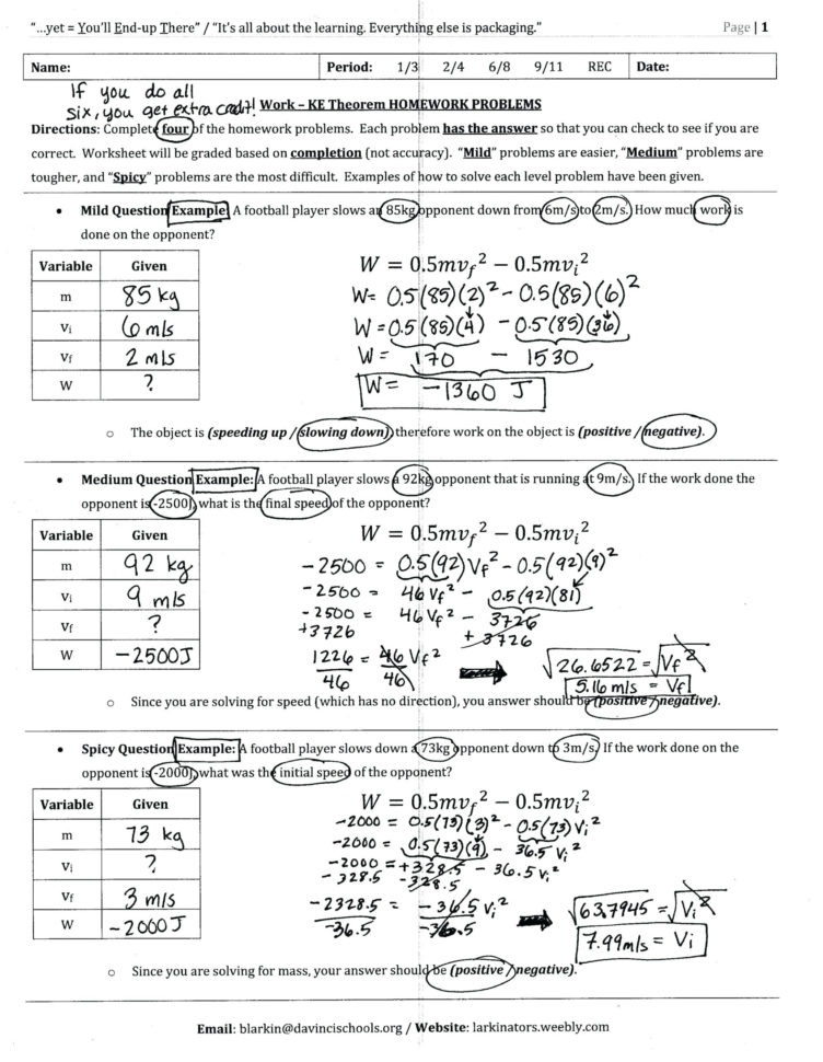 Physical Science Worksheets High School – Sunraysheetco