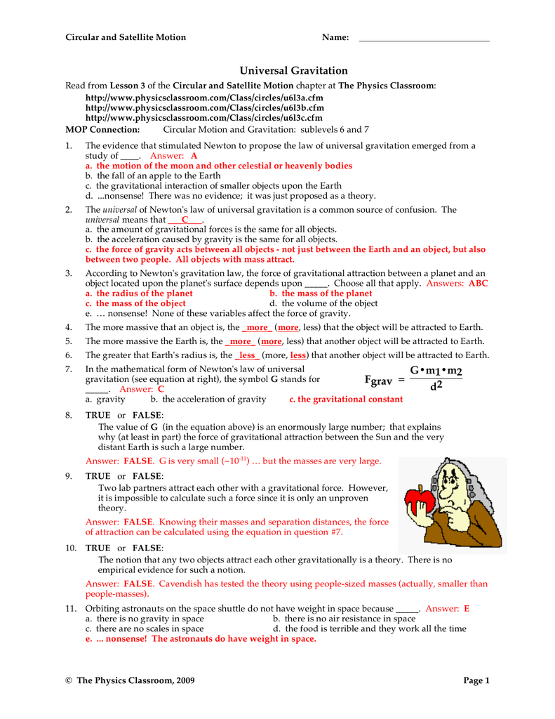 Physics Motion Math Worksheet