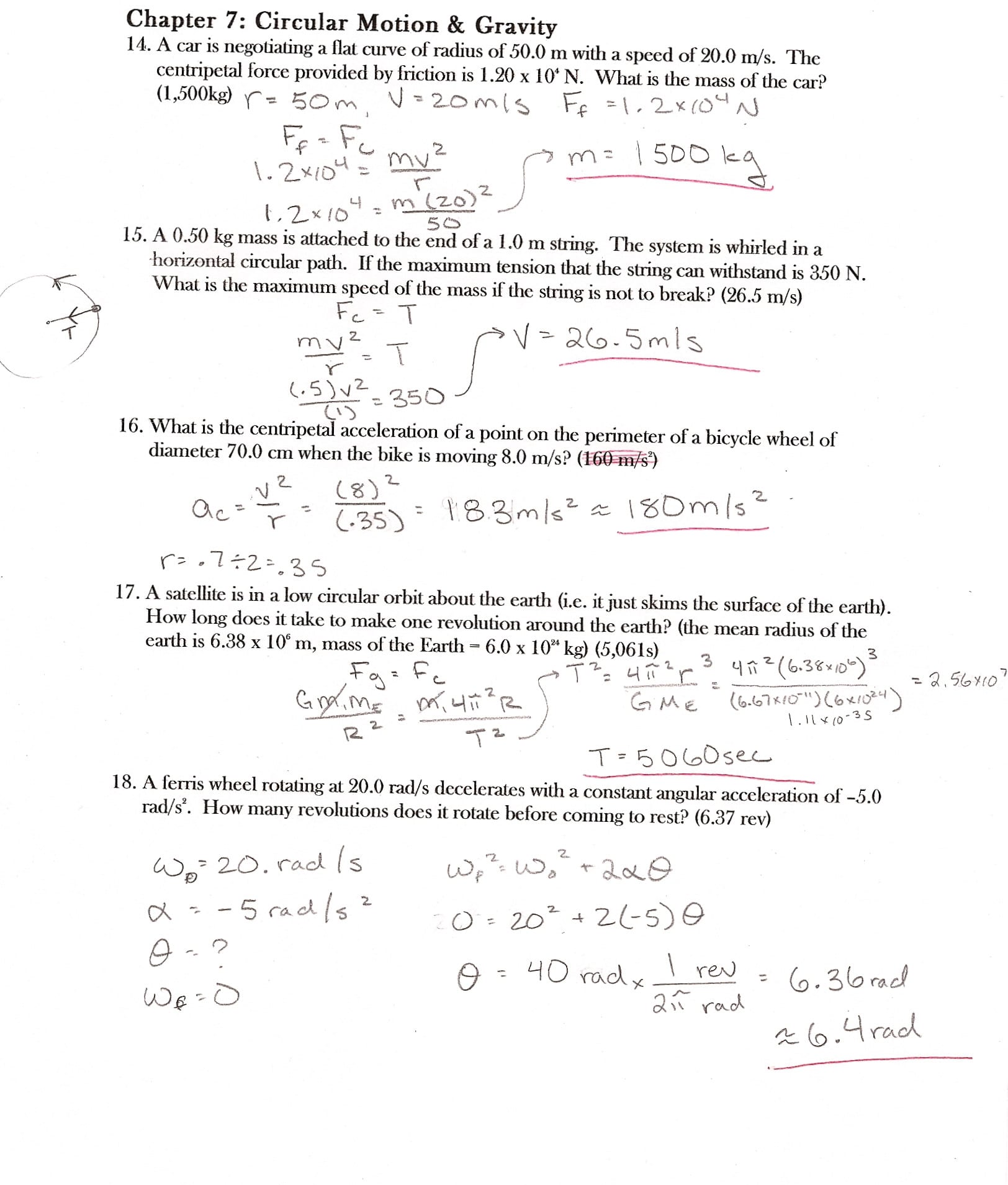 Acceleration Worksheet With Answers