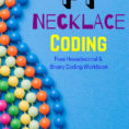 Pi Necklace Coding Unplugged Coding Activity  Our Family Code