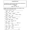 Picture Analogy Worksheets