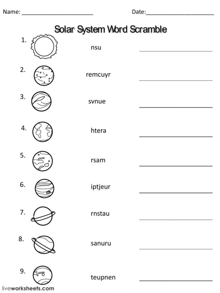 Planets Facts  Interactive Worksheet