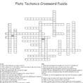 Plate Tectonics Crossword Puzzle  Word