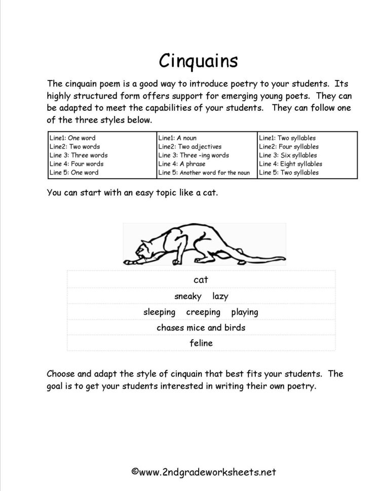 Poem Comprehension Worksheets