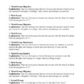 Point Of View Worksheet 11  Answers