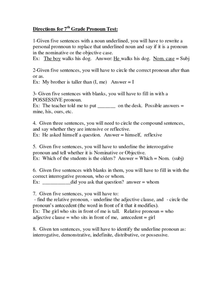 Point Of View Worksheet 15