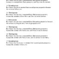 Point Of View Worksheet 6  Answers