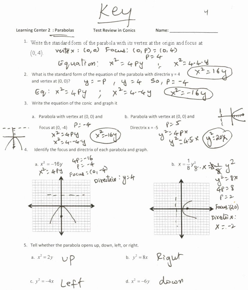 Point Slope Form Worksheet With Answers Electron