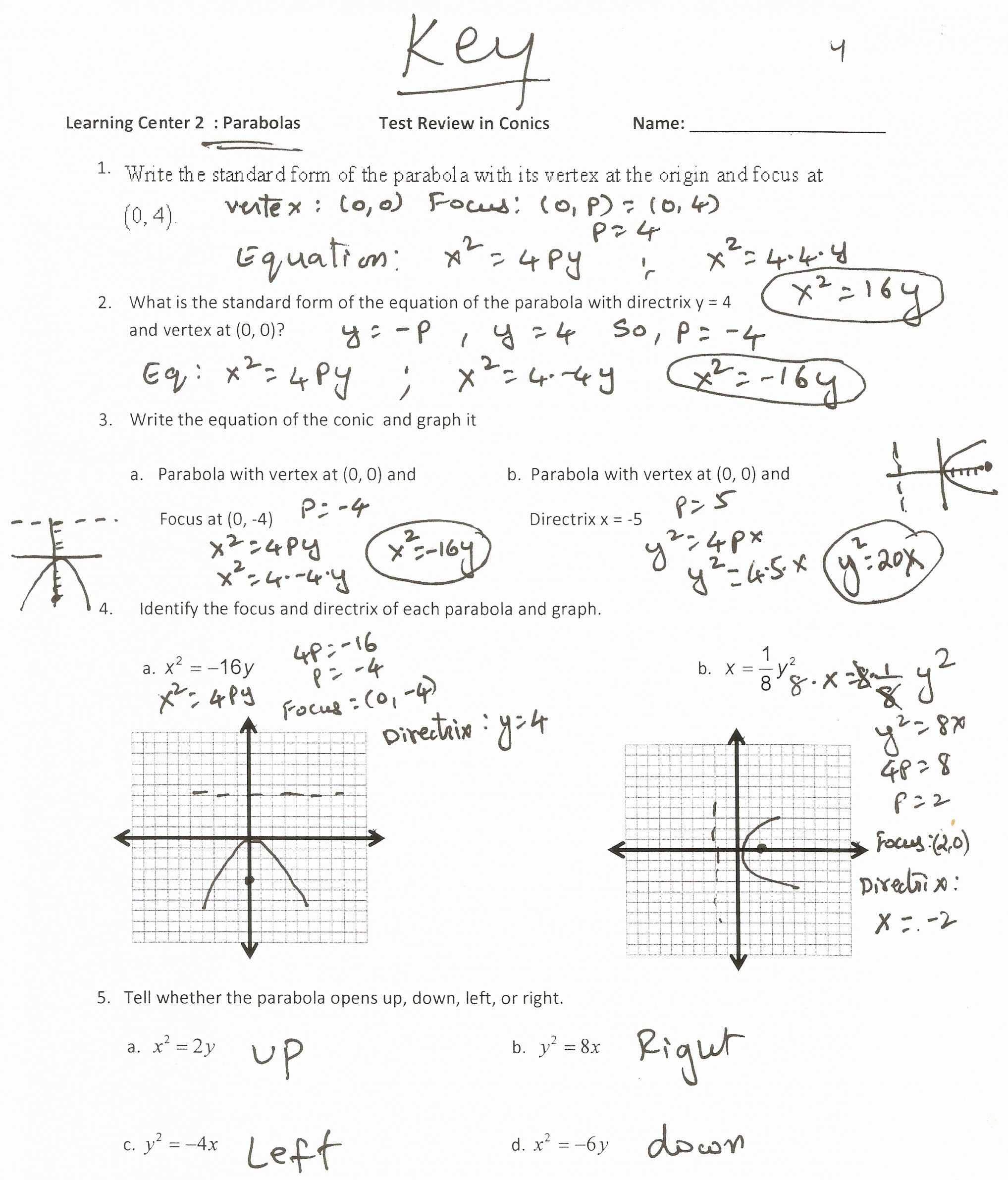 Point Slope Form Practice Worksheet Answers
