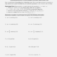 Point Slope Form Worksheet With Answers Lovely How To Write