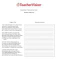 Popular Poetry Printables And Resources  Teachervision