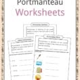 Portmanteau Worksheets   Definition For Kids