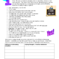 Positive Self Talk  Coping Thoughts Worksheet