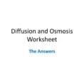 Ppt  Diffusion And Osmosis Worksheet Powerpoint