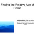 Ppt  Finding The Relative Age Of Rocks Powerpoint