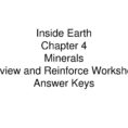 Ppt  Inside Earth Chapter 4 Minerals Review And Reinforce