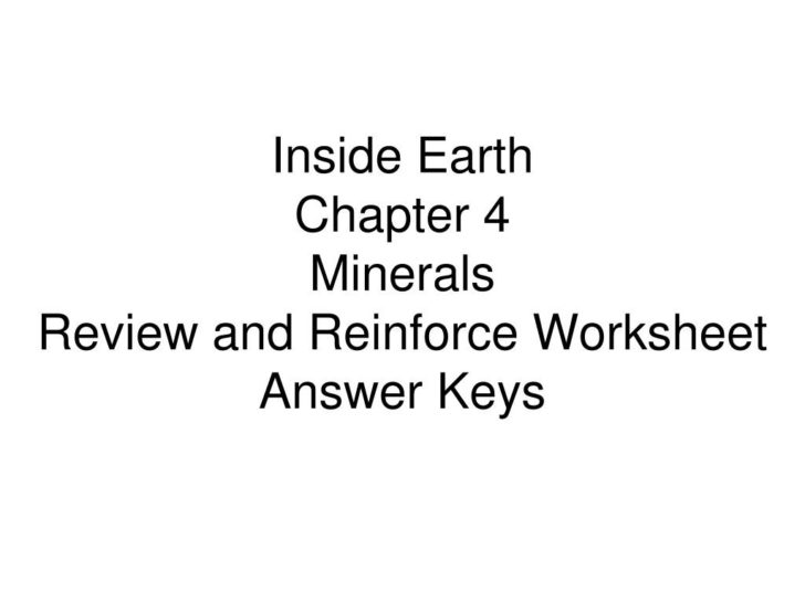 Review And Reinforce Worksheet Answers