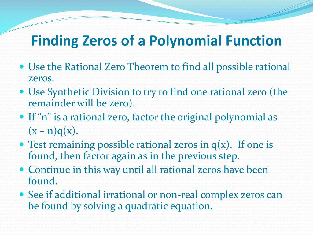 Ppt  Rational Root Theorem Powerpoint Presentation  Id2383998