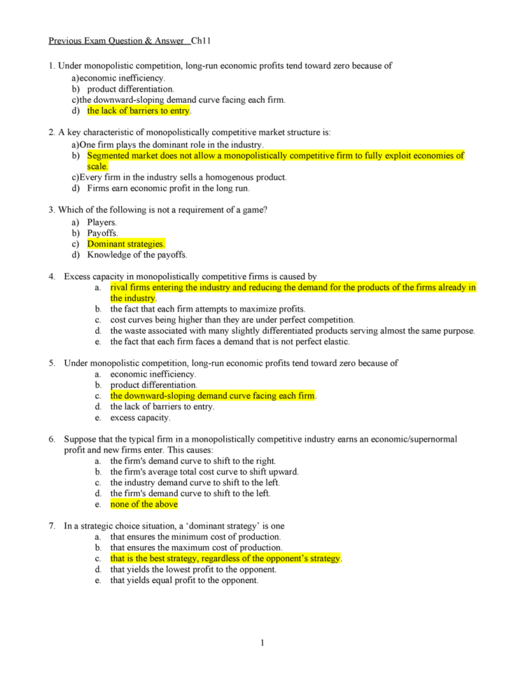 Practical  Chapter 11 Questions  Answers  Econ 201  Studocu