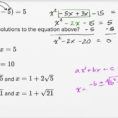 Practice 5 5 Quadratic Equations Worksheet Answers